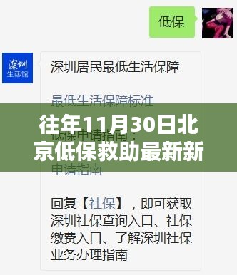 北京低保救助新篇章，温馨日常与友情纽带在行动（往年11月30日新闻）
