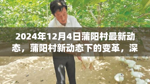 蒲阳村新动态深度解析，变革下的最新进展与观点阐述（2024年12月4日）