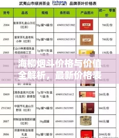 海柳烟斗价格与价值全解析，最新价格表一目了然